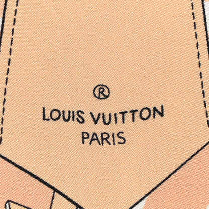 Louis Vuitton Silk Monogram Gradient By The Pool Bandeau Mist 3 of 7