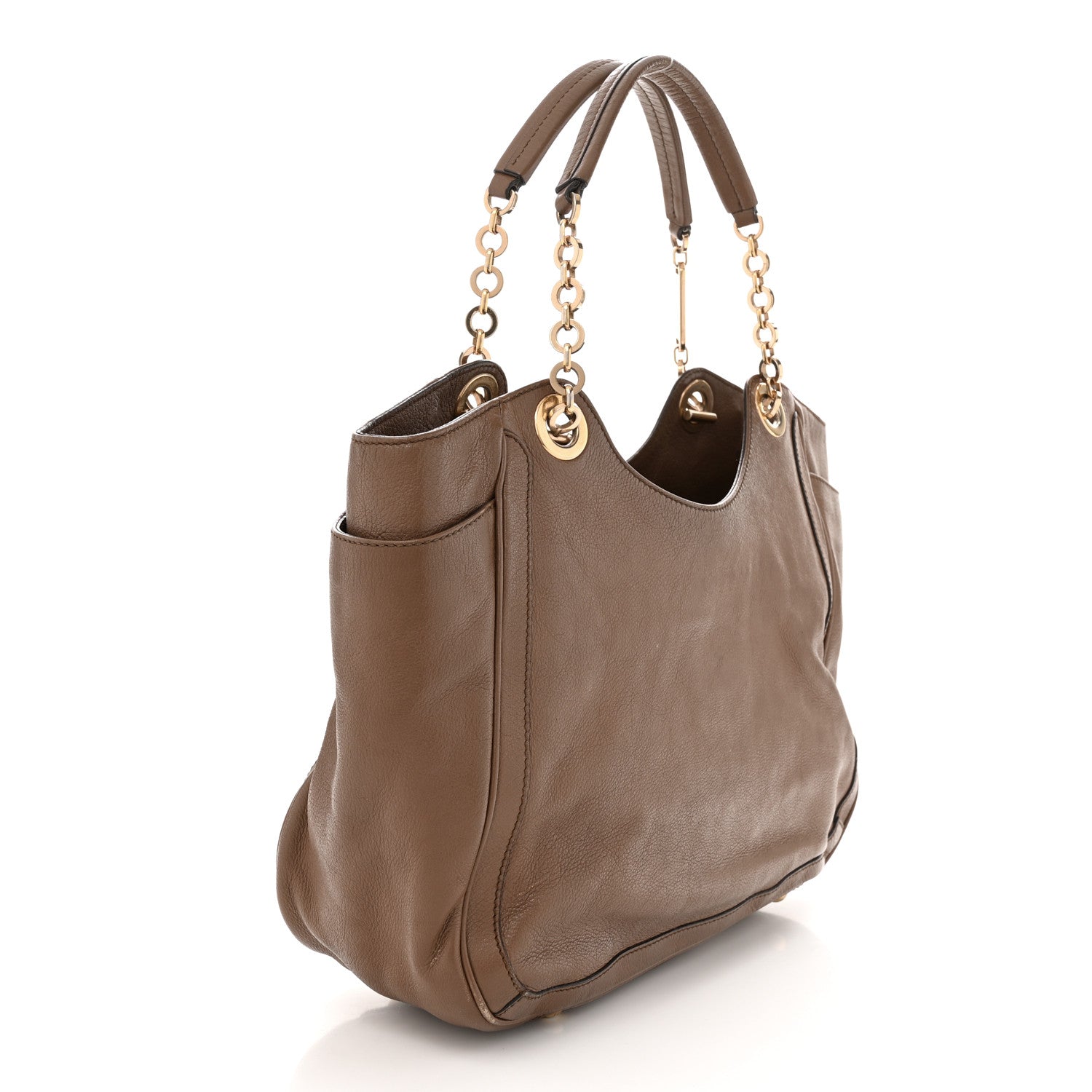 Salvatore Ferragamo Buffalo Betulla Tote Brown 3 of 15