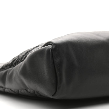 Chanel Crumpled Calfskin Quilted 31 Large Shopping Bag Black 9 of 10