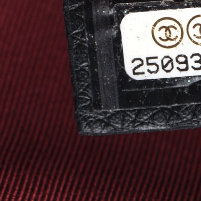 Chanel Grained Calfskin Quilted Large Archi Chic Cosmetic Case Black 9 of 16