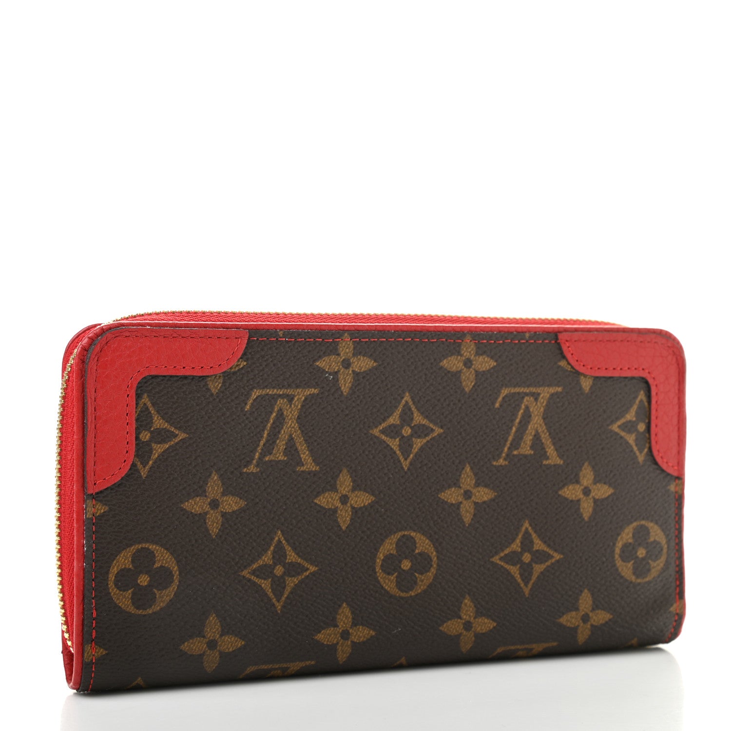 Louis Vuitton Monogram Retiro Zippy Wallet Cherry 3 of 11