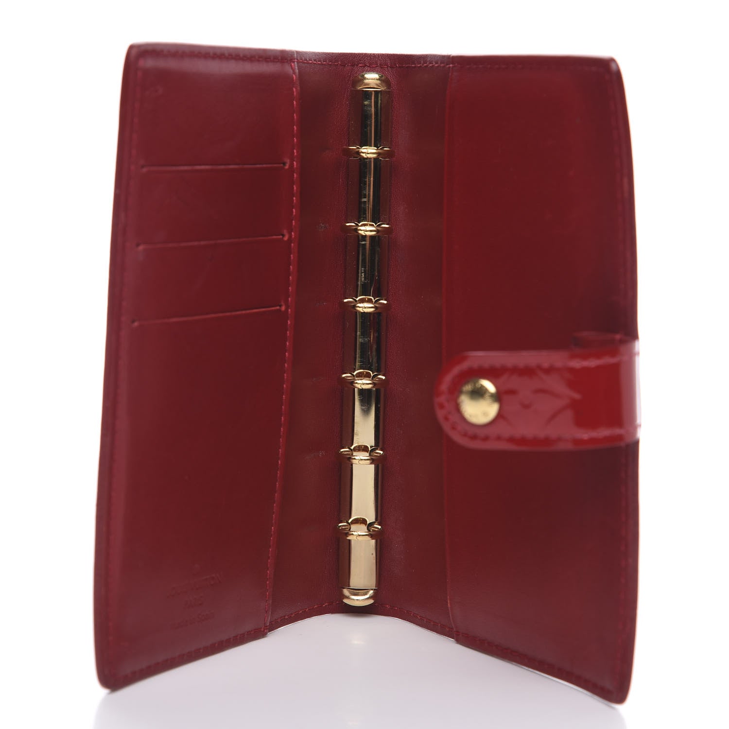 Louis Vuitton Vernis Small Ring Agenda Cover Pomme D'Amour 4 of 7
