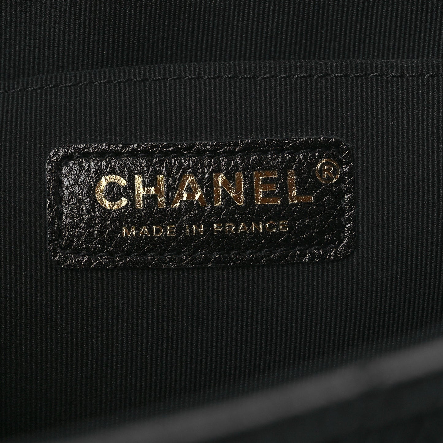 Grained Calfskin Quilted XXL Travel Flap Bag Black
