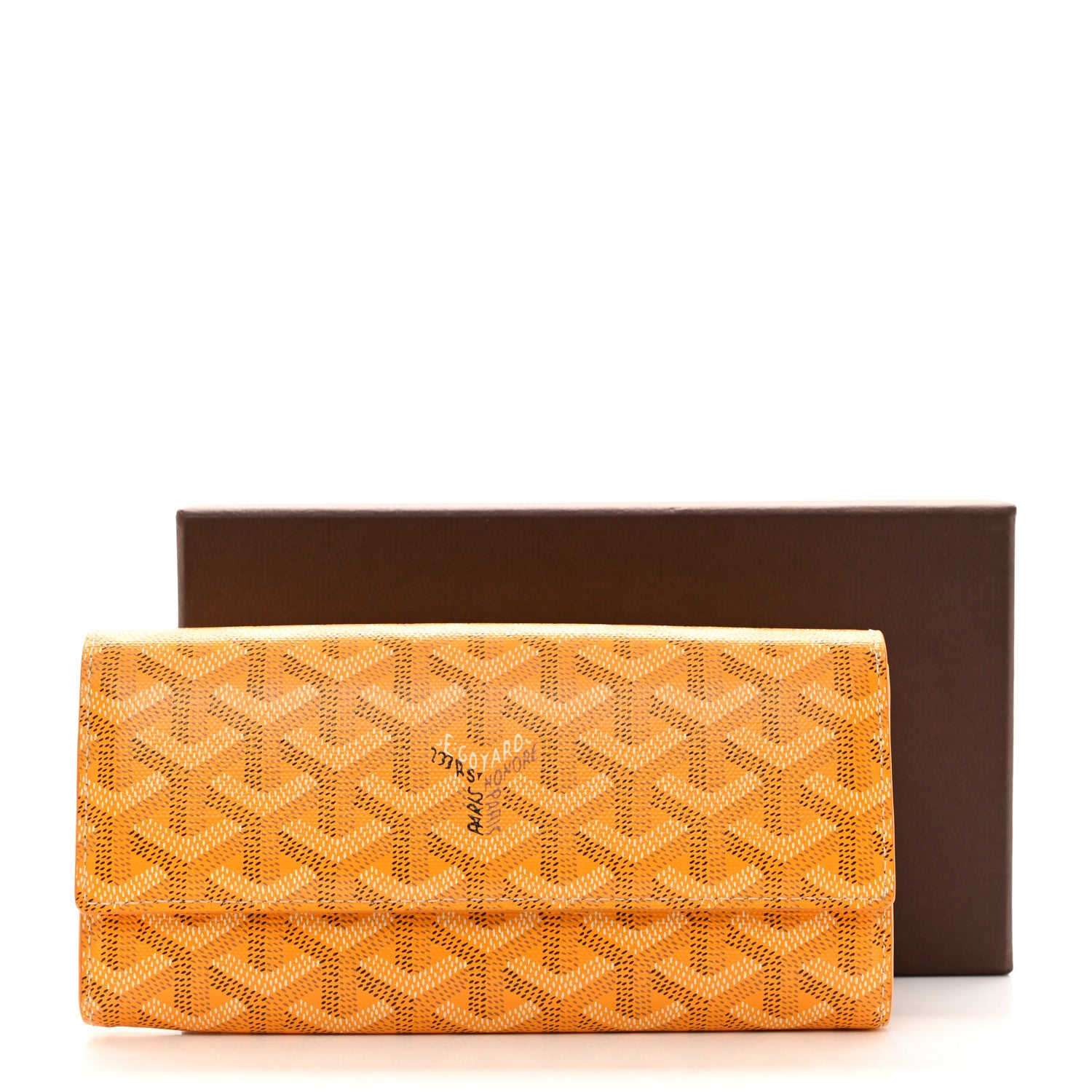 Goyard Goyardine Varenne Long Wallet Yellow 9 of 9