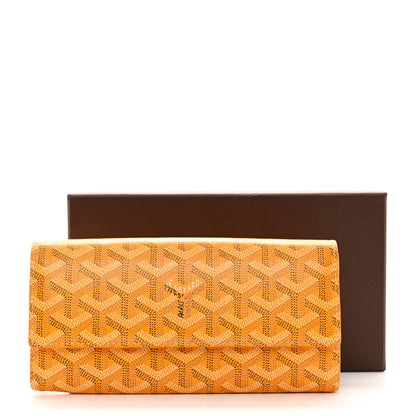 Goyard Goyardine Varenne Long Wallet Yellow 9 of 9