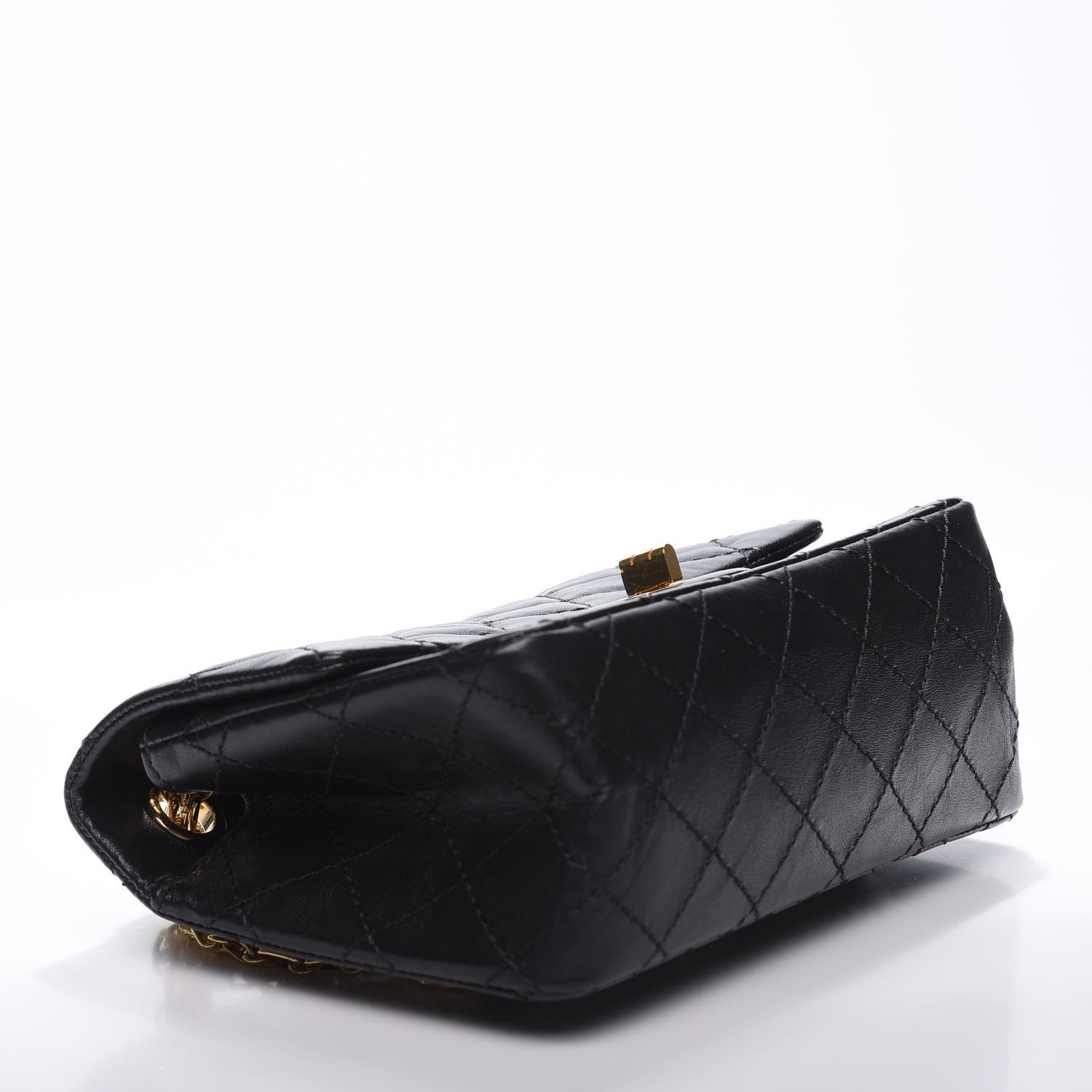 Chanel Aged Calfskin Quilted 2.55 Reissue Mini Flap Black 3 of 10