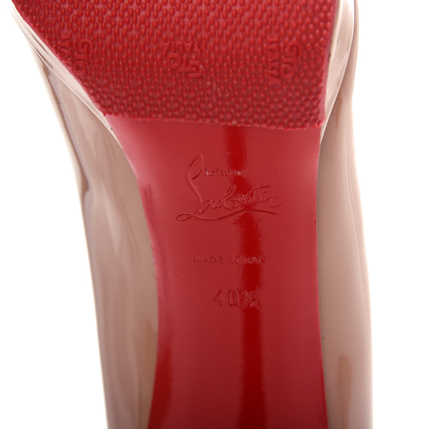 Christian Louboutin Patent New Simple 100 Pumps 40.5 Nude 9 of 10