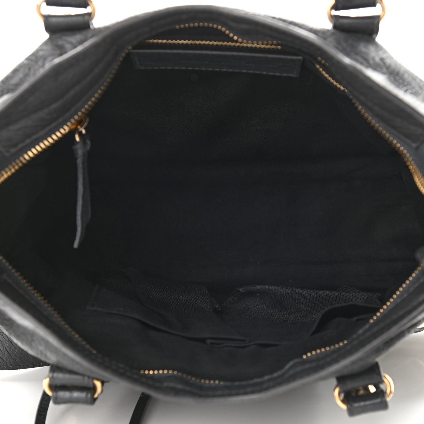 Agneau Classic Gold Hardware S City Gris Fossile