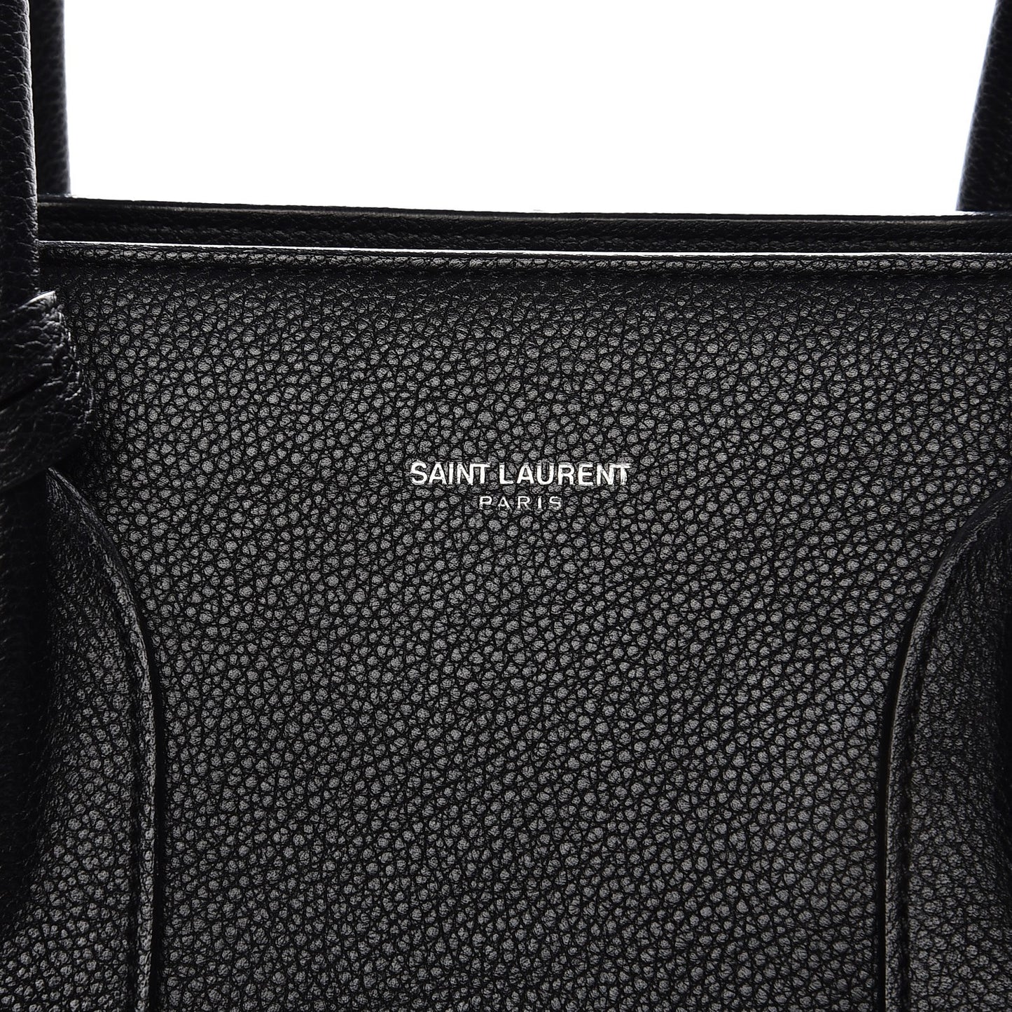 Grained Calfskin Large Sac De Jour Carryall Black