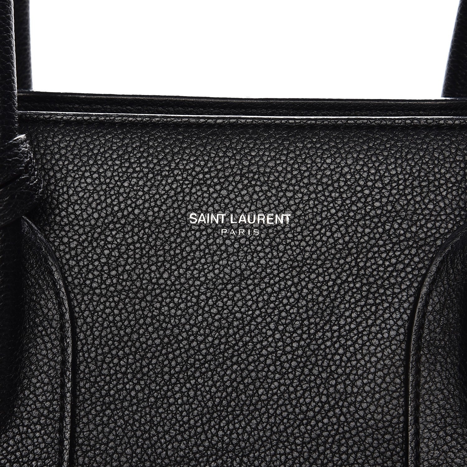 Saint Laurent Grained Calfskin Large Sac De Jour Carryall Black 6 of 18