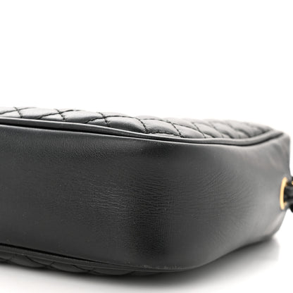 Gucci Calfskin Web Trapuntata Small GG Shoulder Bag Black 10 of 12