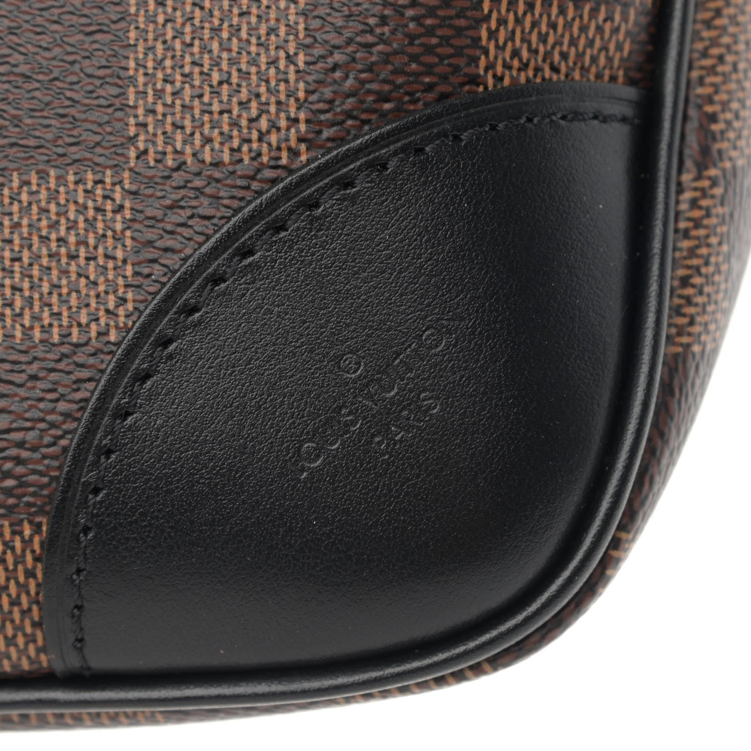 Louis Vuitton Damier Ebene Odeon MM Black 6 of 10