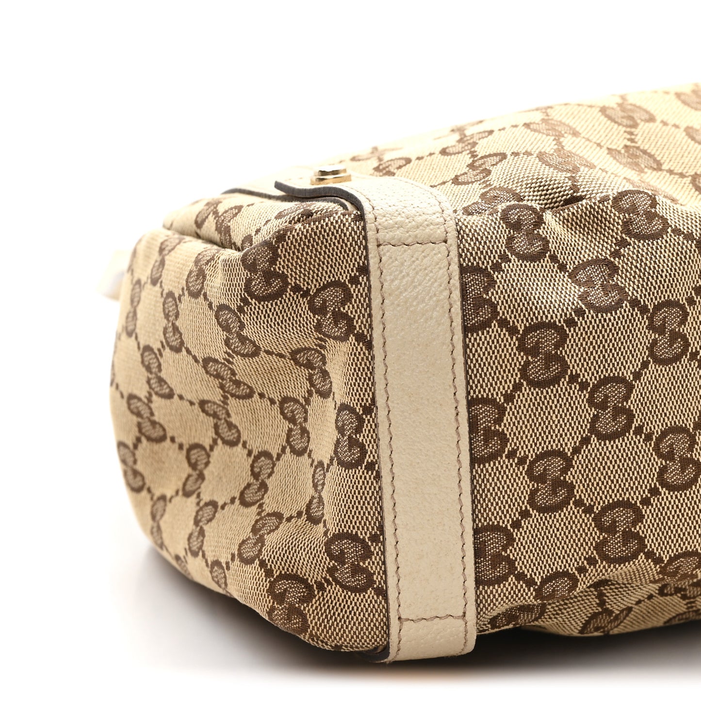 Monogram Medium Abbey Shoulder Bag Off White