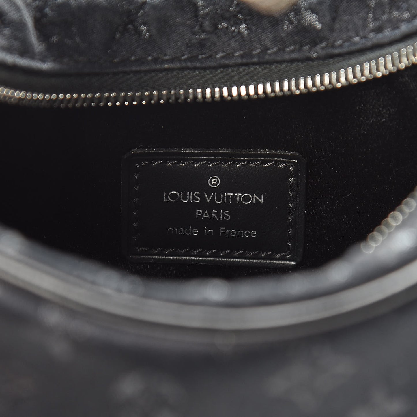 Satin Monogram Little Boulogne Black