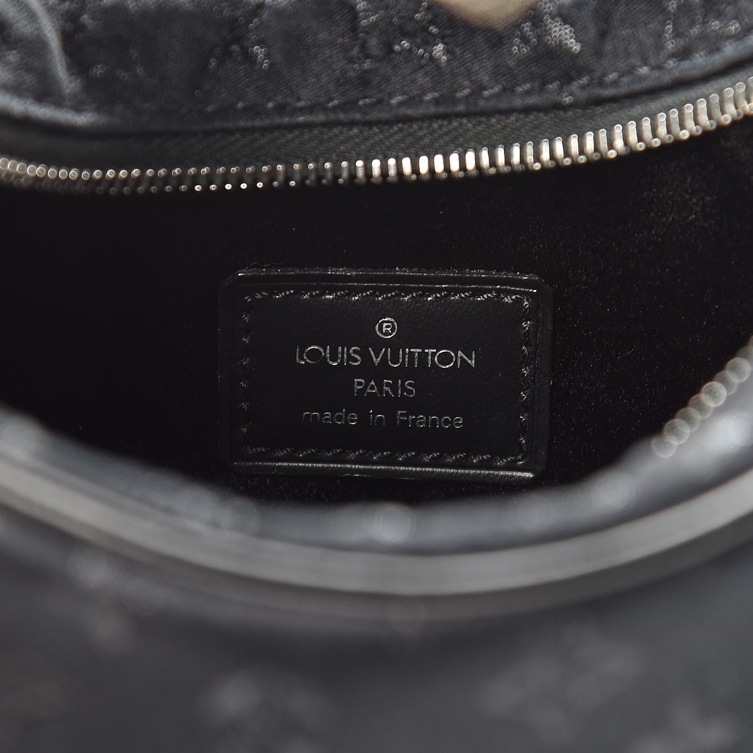 Louis Vuitton Satin Monogram Little Boulogne Black 6 of 10