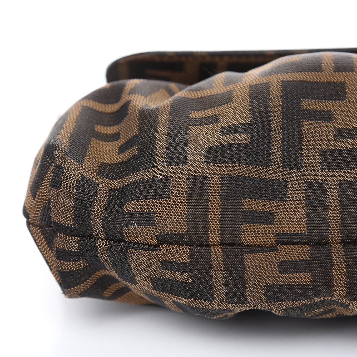 Fendi Zucca Small Chef Shoulder Bag Tobacco 9 of 10