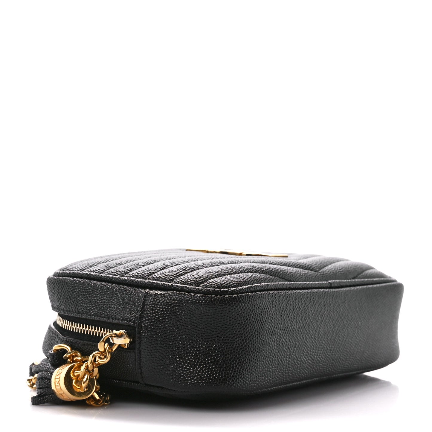 Grain De Poudre Matelasse Monogram Mini Lou Camera Bag Black