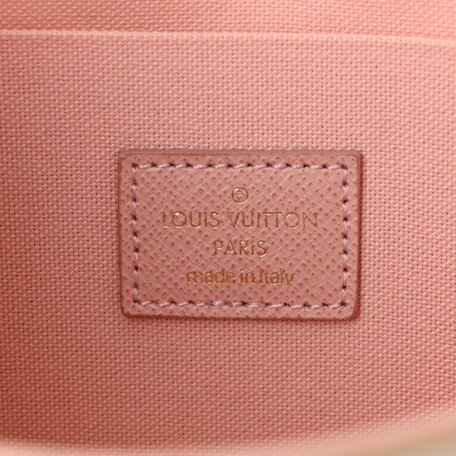 Louis Vuitton Damier Azur Pochette Felicie Chain Wallet Rose Ballerine 7 of 10