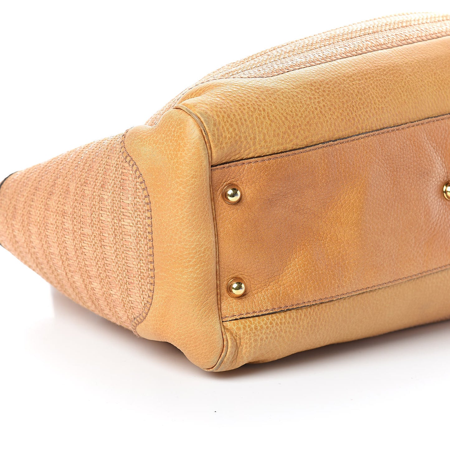Straw Large New Pelham Shoulder Bag Tan