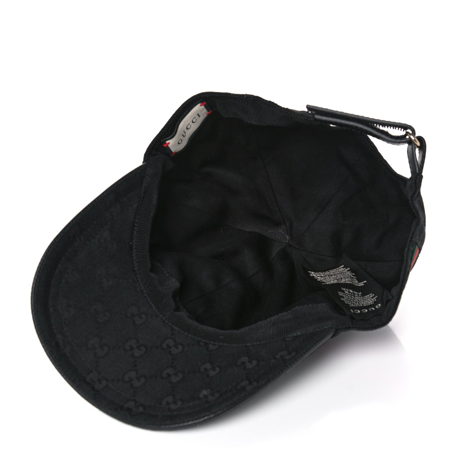 Gucci Monogram Web Baseball Hat M Black 4 of 7