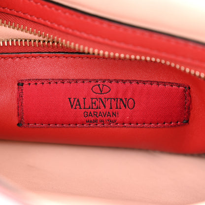 Valentino Garavani Velvet Medium Rockstud Spike Shoulder Bag Water Rose 5 of 8