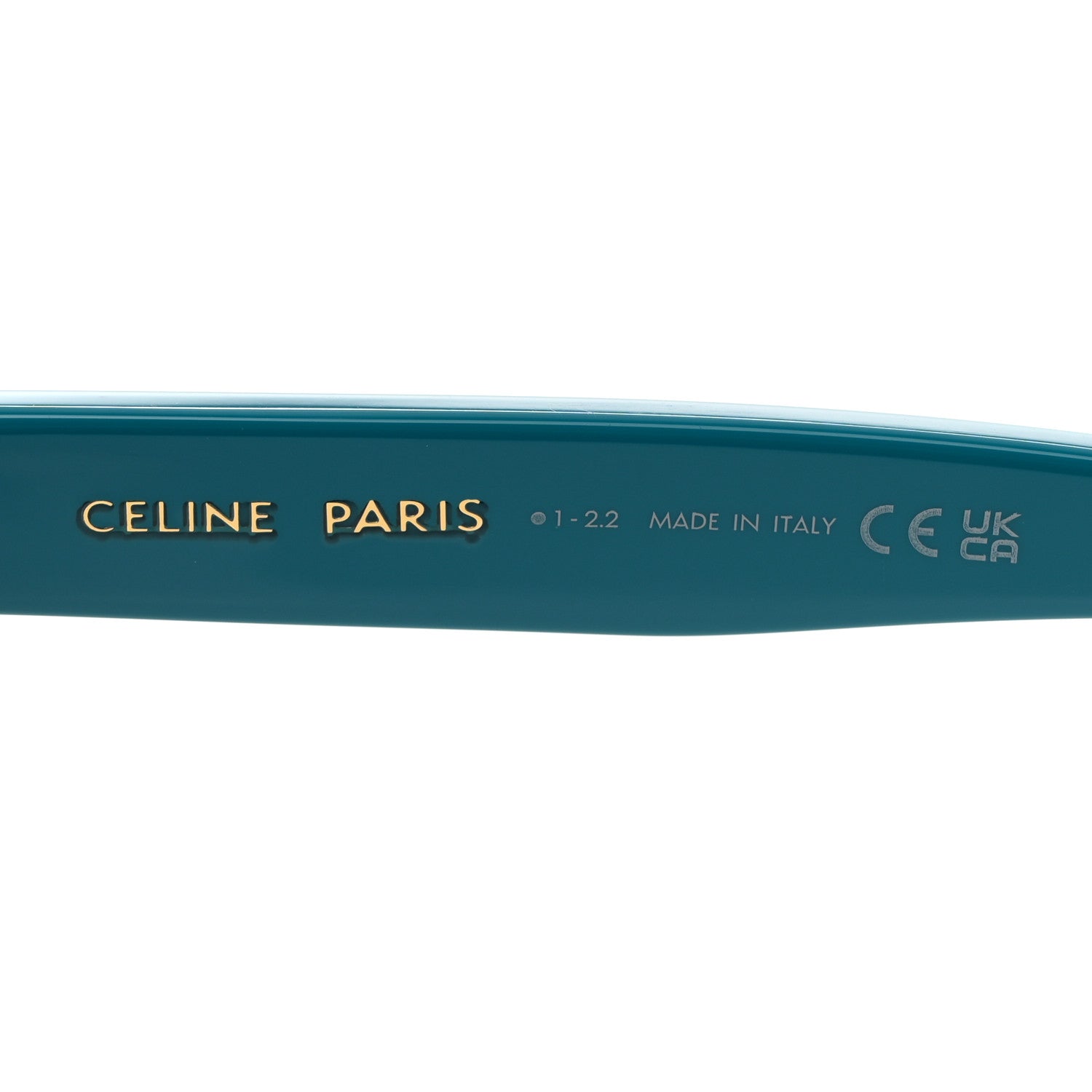 Celine Acetate Square Sunglasses CL40249U Blue 6 of 7