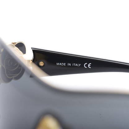 Chanel Camellia CC Sunglasses 4164 Black 5 of 6
