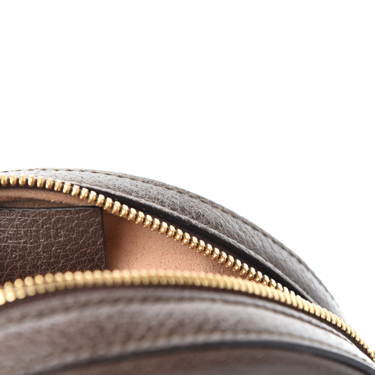 GG Supreme Monogram Web Mini Ophidia Round Shoulder Bag Brown