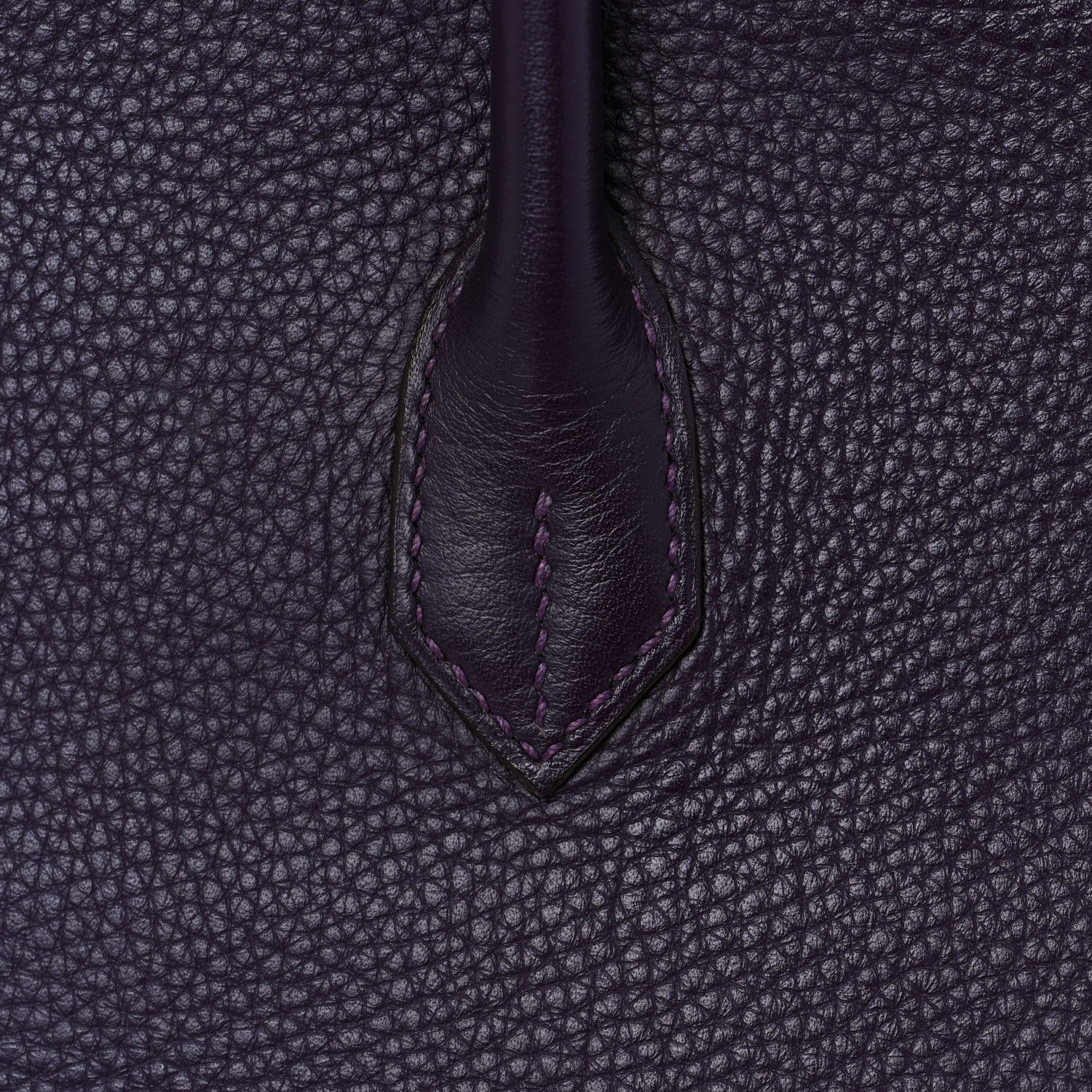 Hermes Taurillon Clemence Birkin 40 Raisin 11 of 46