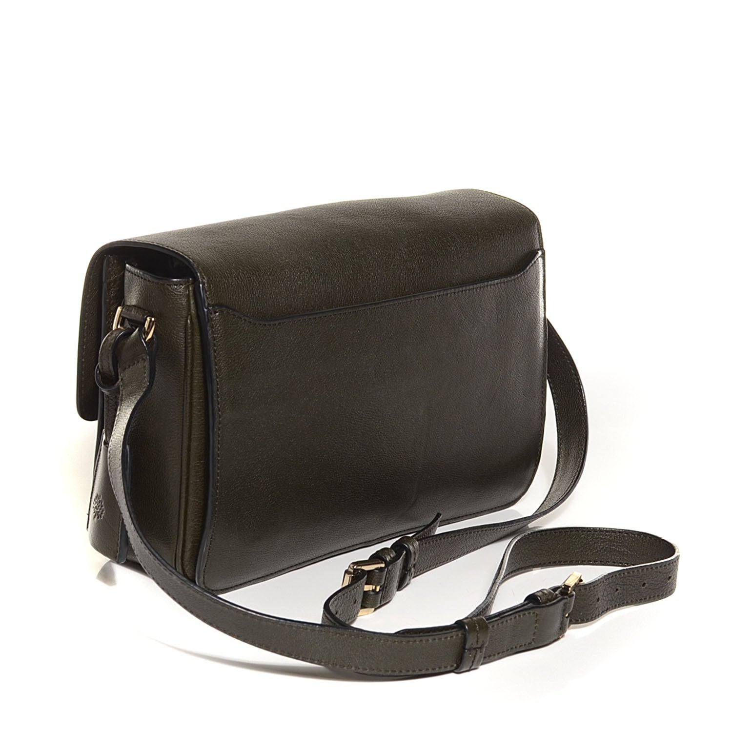 Mulberry Silky Nappa Bayswater Shoulder Bag Evergreen 3 of 12