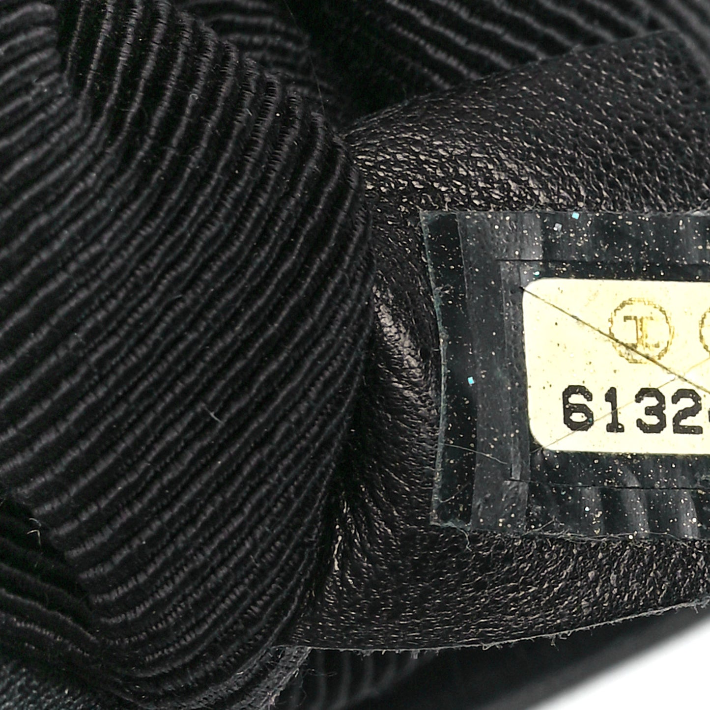 Lambskin Square Stitched Reissue Multi Pocket Flap Black