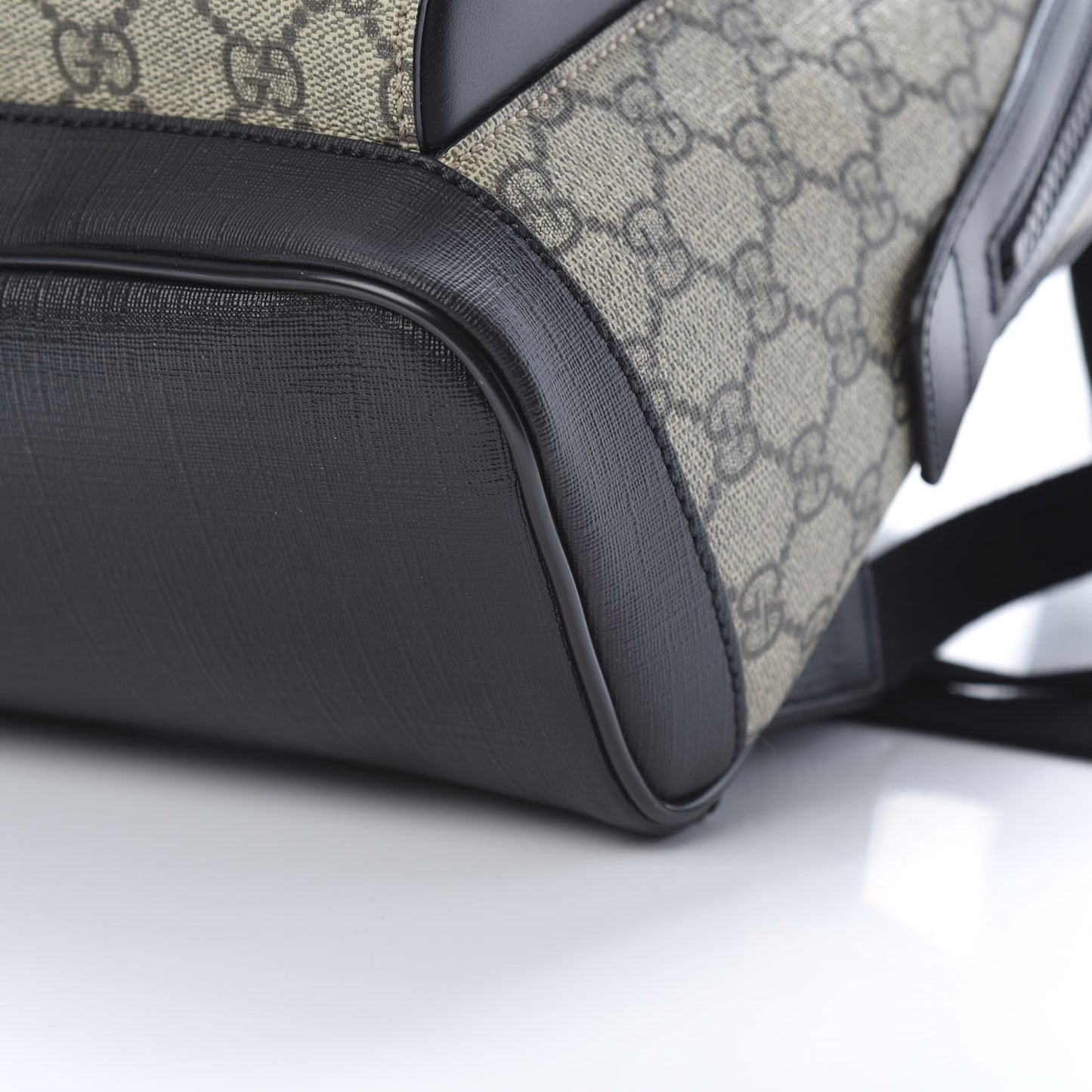 GG Supreme Monogram Small Eden Day Backpack Black
