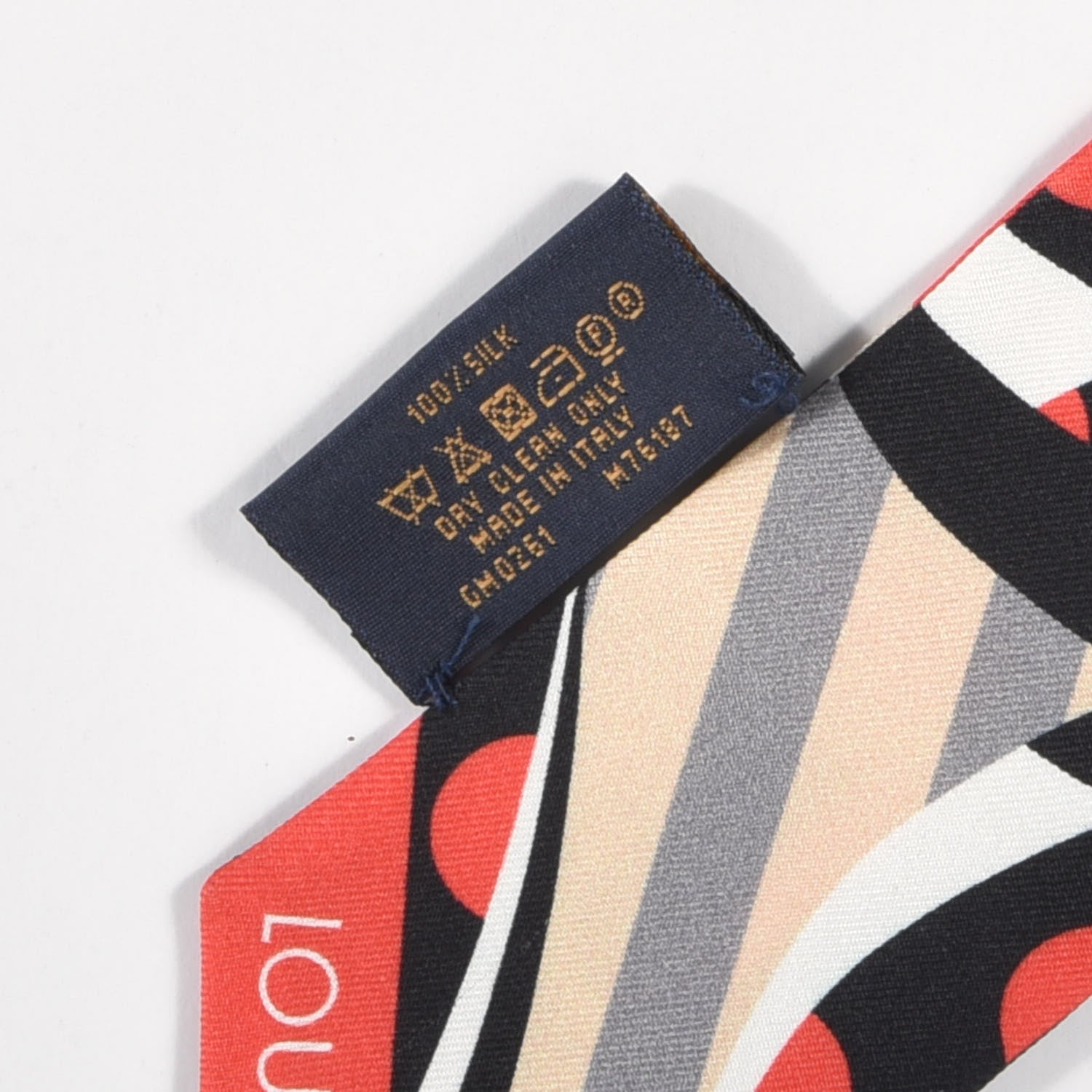 Louis Vuitton Silk Pop Monogram BB Bandeau Rouge 5 of 5