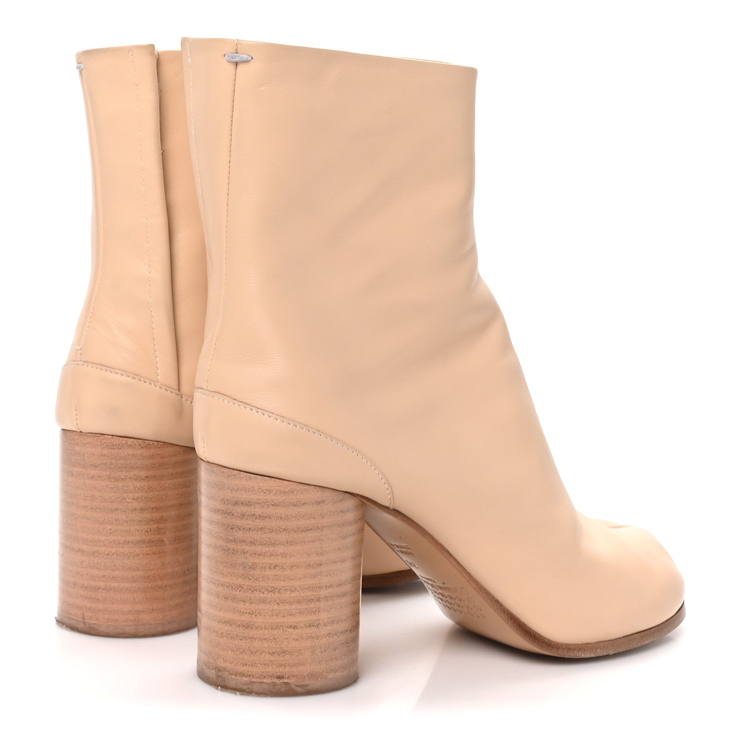 Maison Margiela Nappa Tabi Ankle 80mm Boots 38 Natural 4 of 8