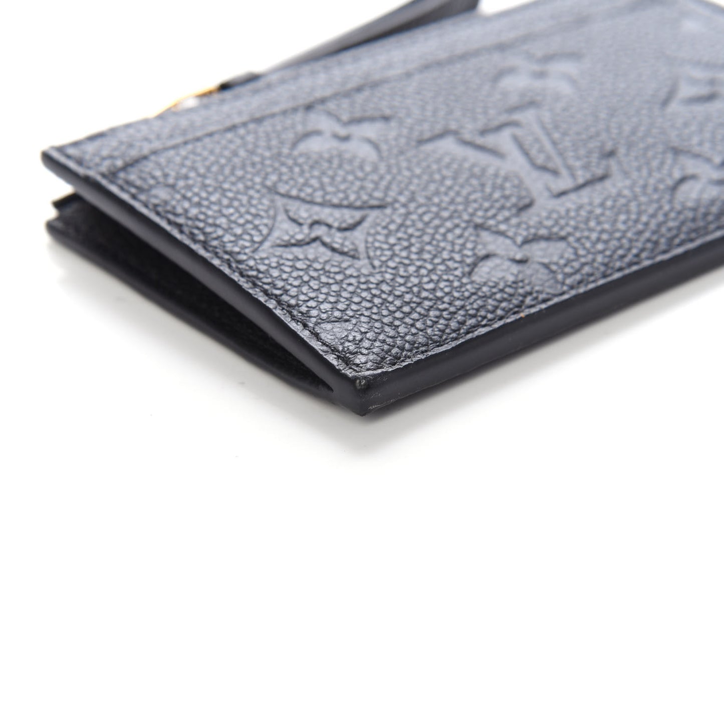 Empreinte Zipper Card Holder Black