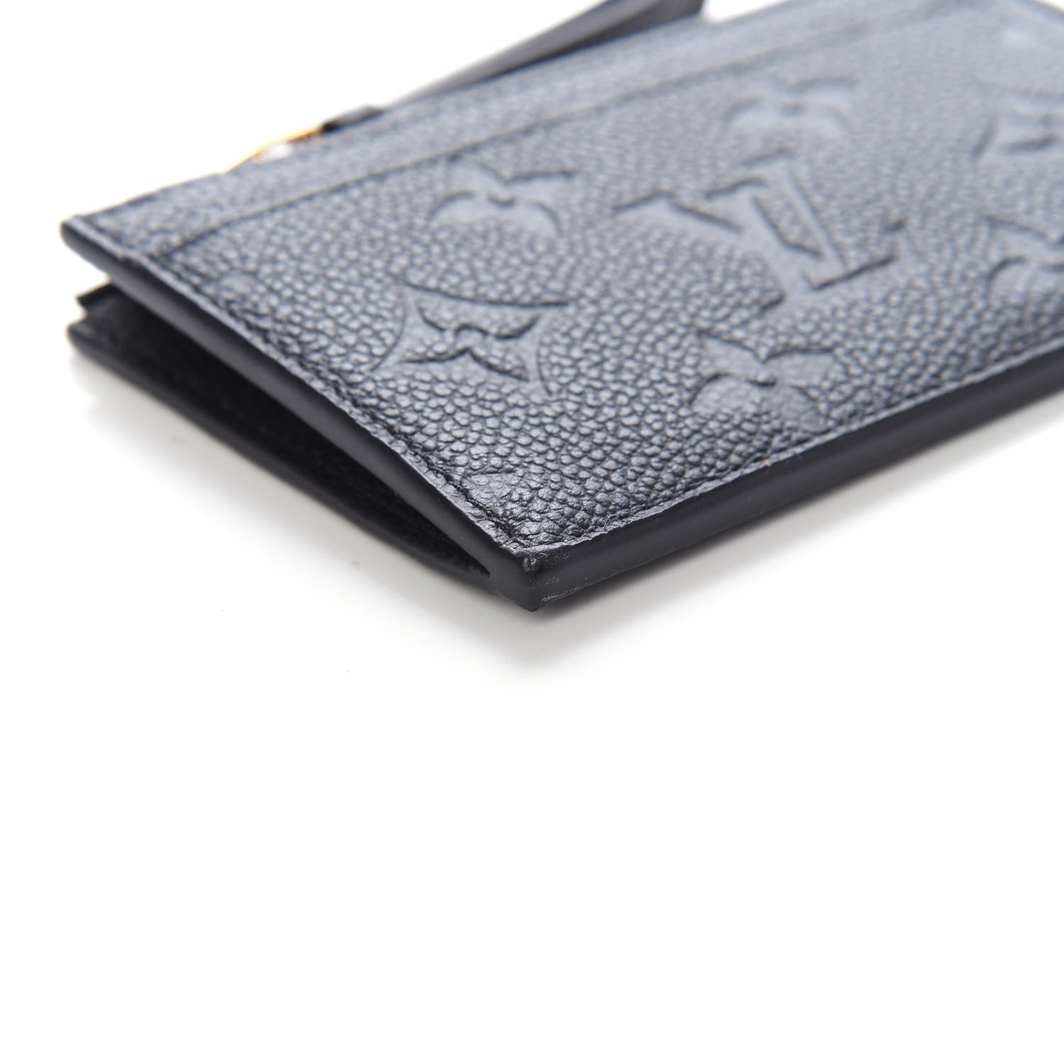 Louis Vuitton Empreinte Zipper Card Holder Black 7 of 8