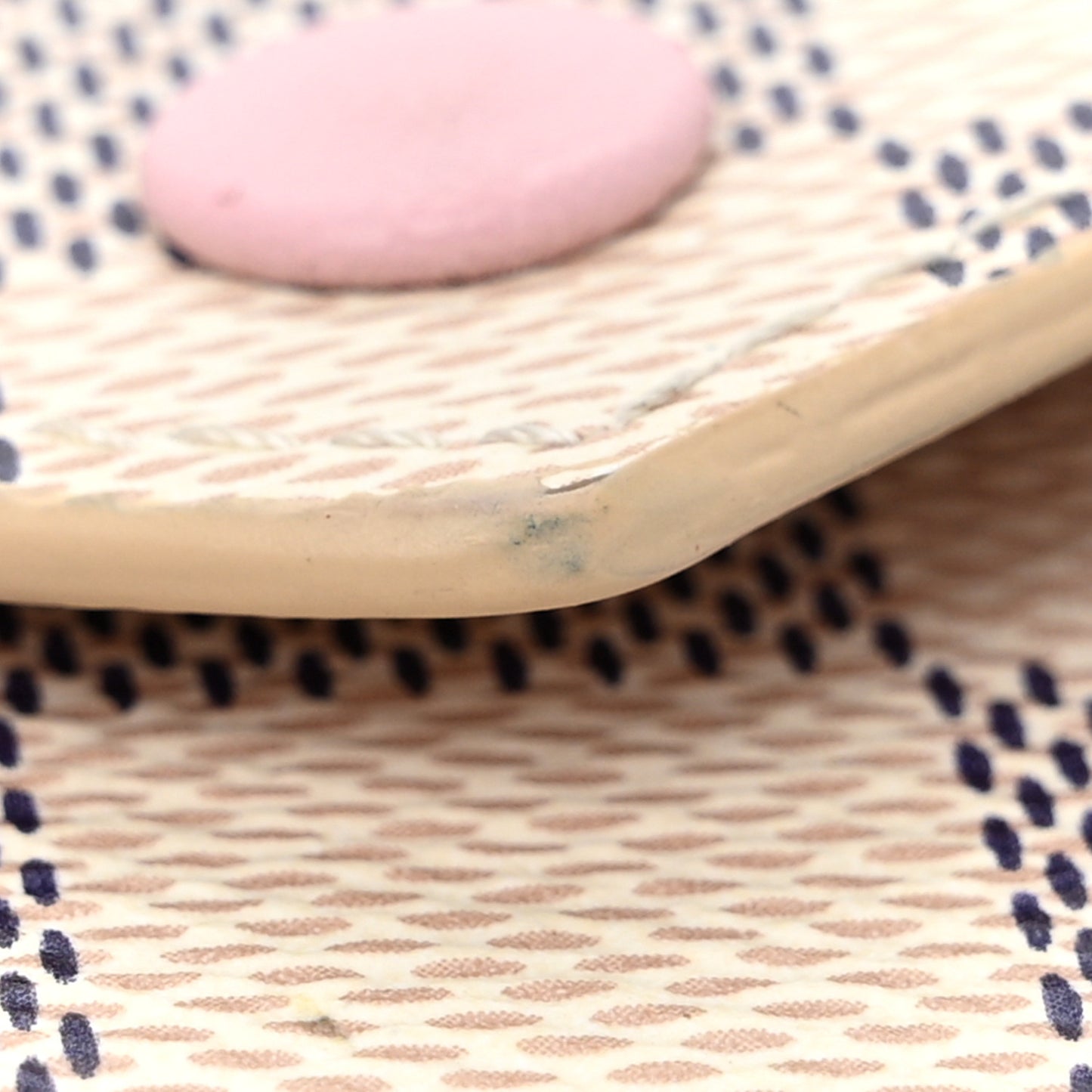 LOUIS VUITTON Damier Azur Victorine Wallet Rose Ballerine