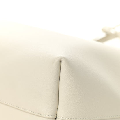Saint Laurent Calfskin Large Shopping Tote Porcellana 12 of 13