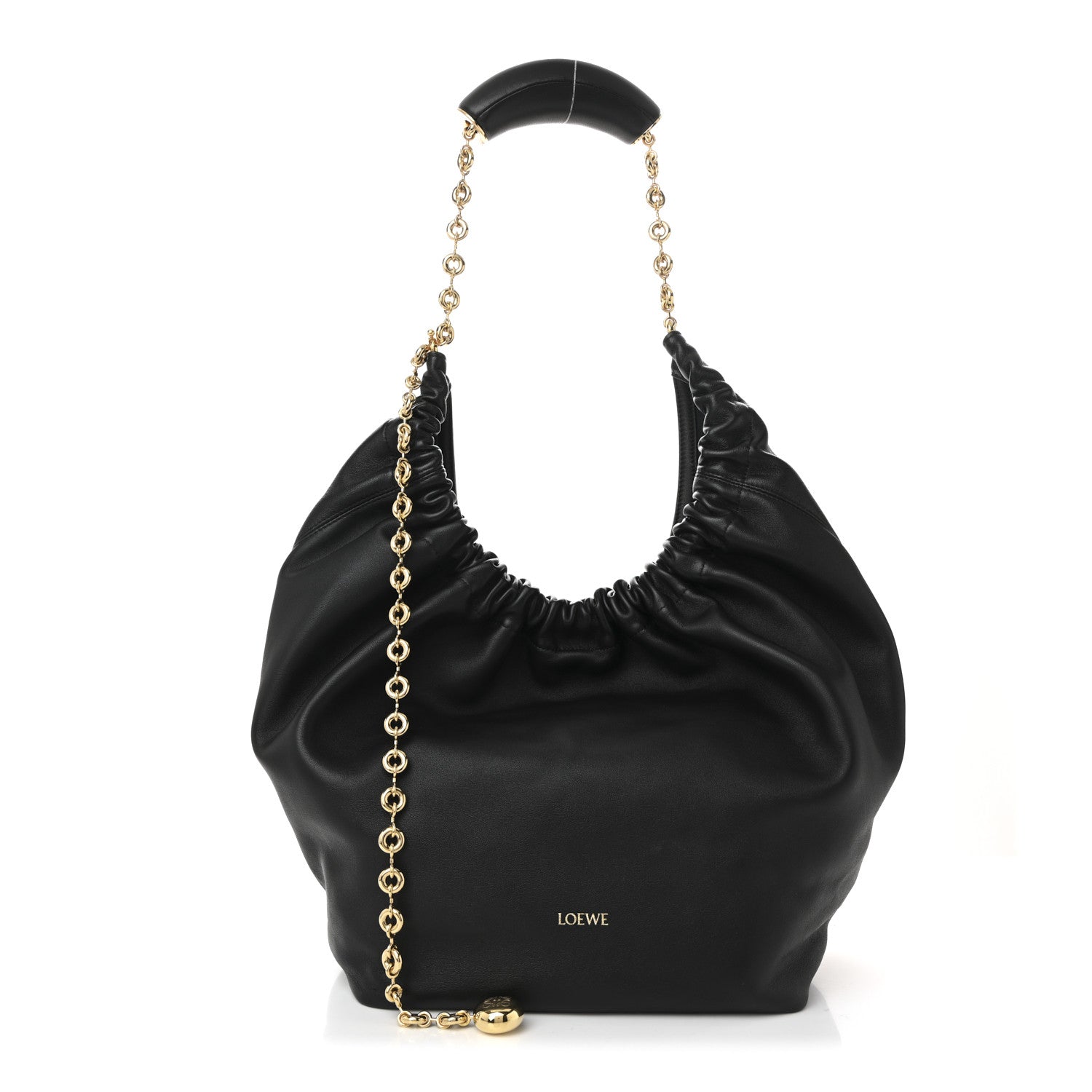 Loewe Buttery Nappa Lambskin Medium Squeeze Bag Black 1 of 9