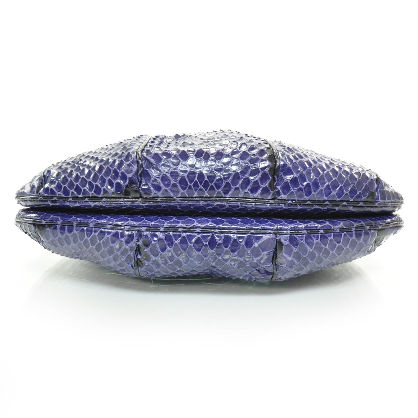 Snakeskin Evening Bag Purple