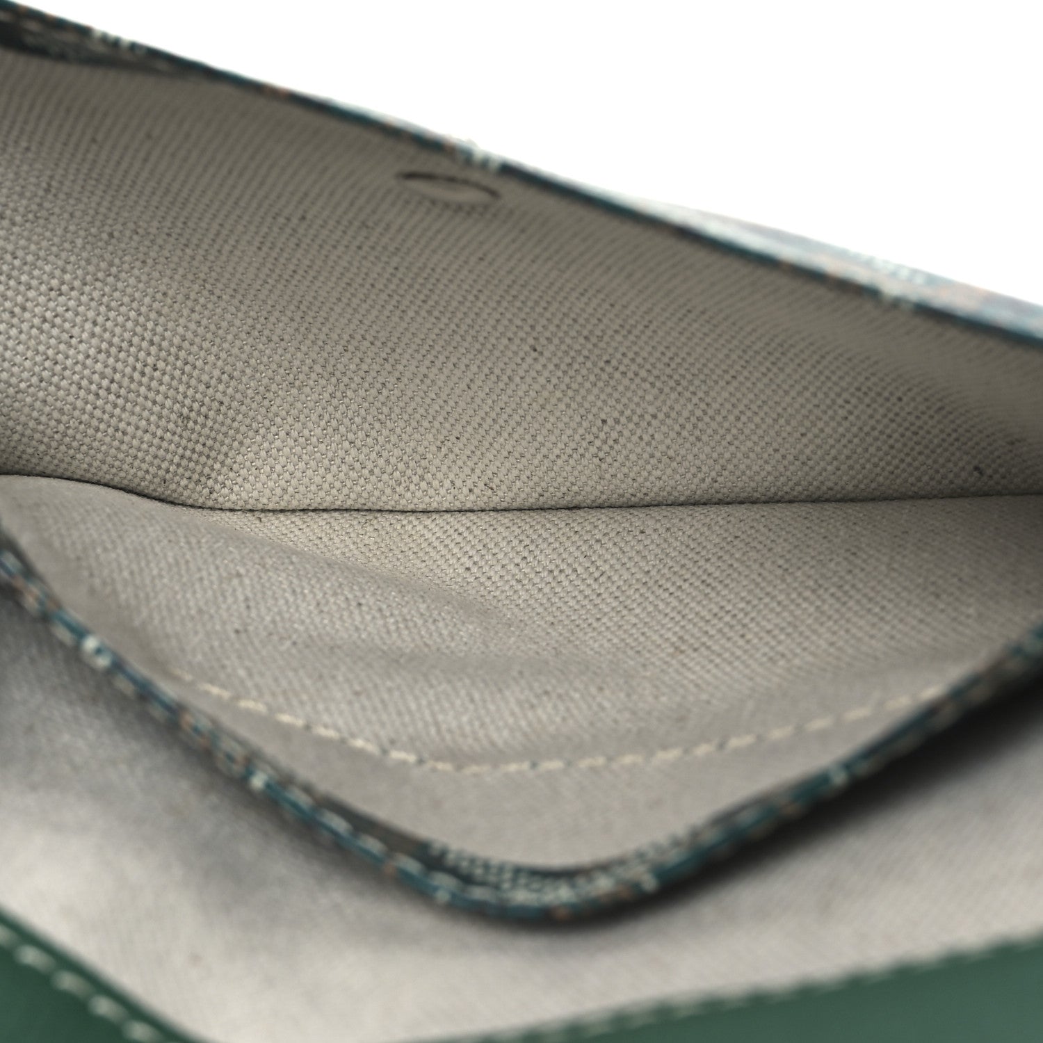 Goyard Goyardine Pouch Green 5 of 7