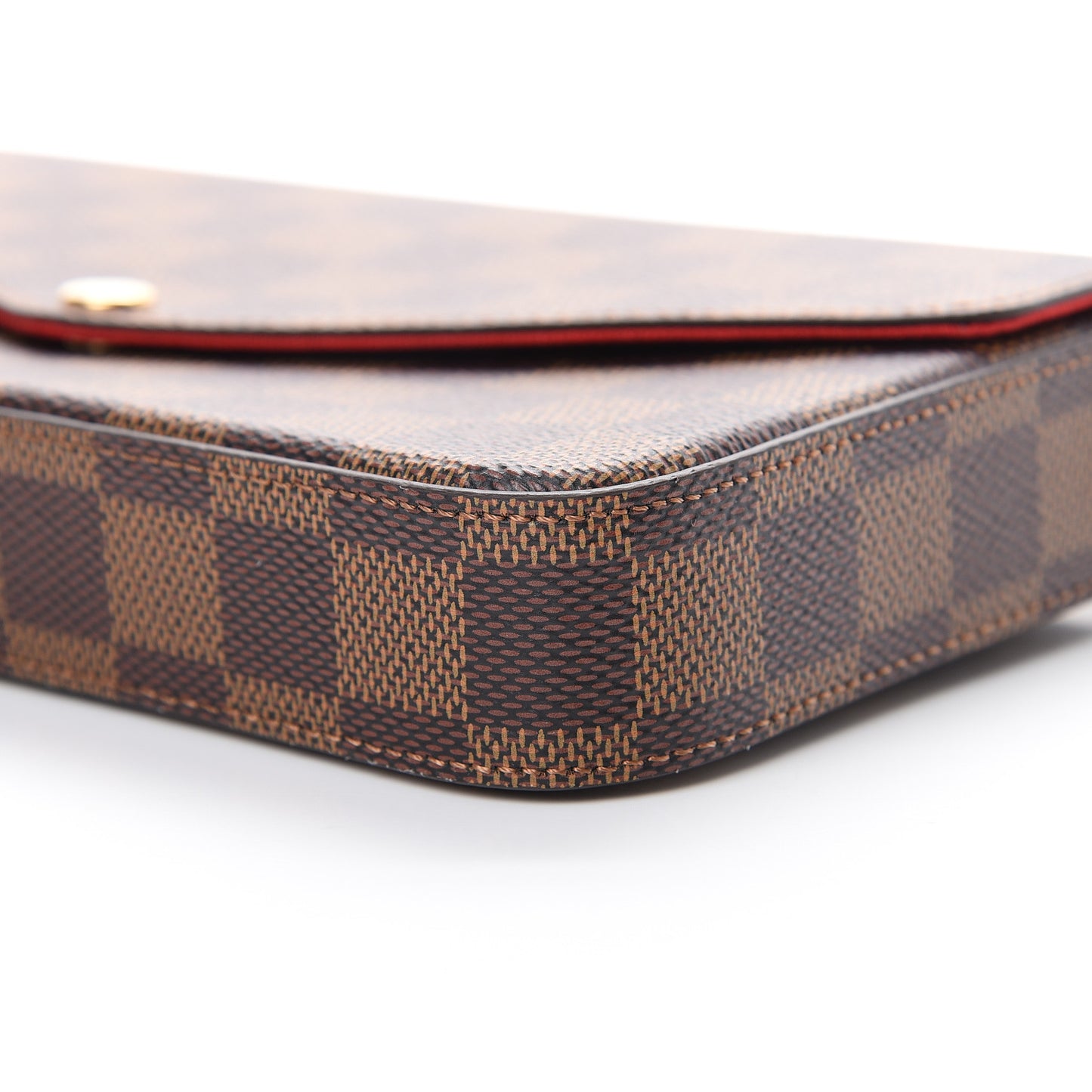 Damier Ebene Pochette Felicie Chain Wallet