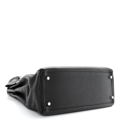Hermes Fjord Kelly Retourne 32 Black 4 of 14