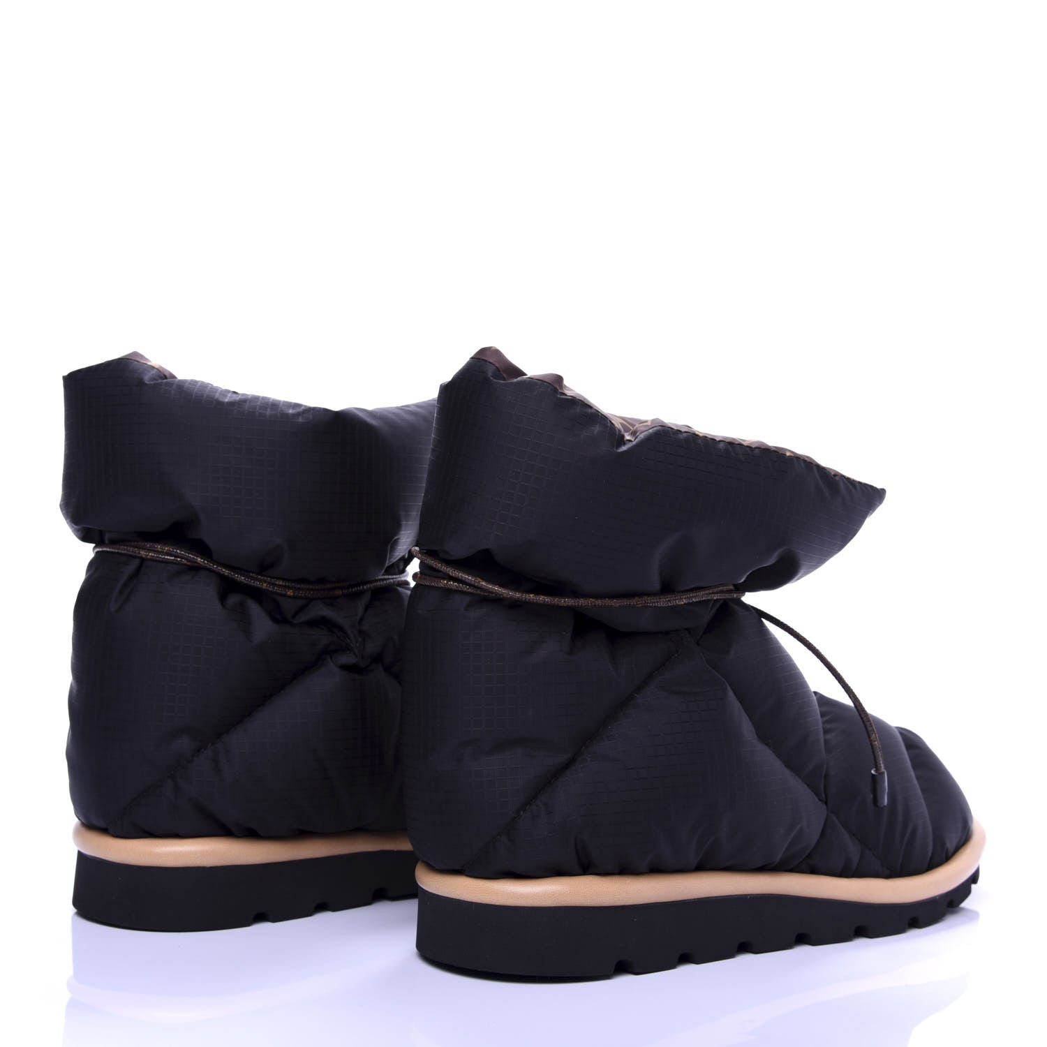 Louis Vuitton Nylon Monogram Pillow Comfort Ankle Boot 40 Black 4 of 9