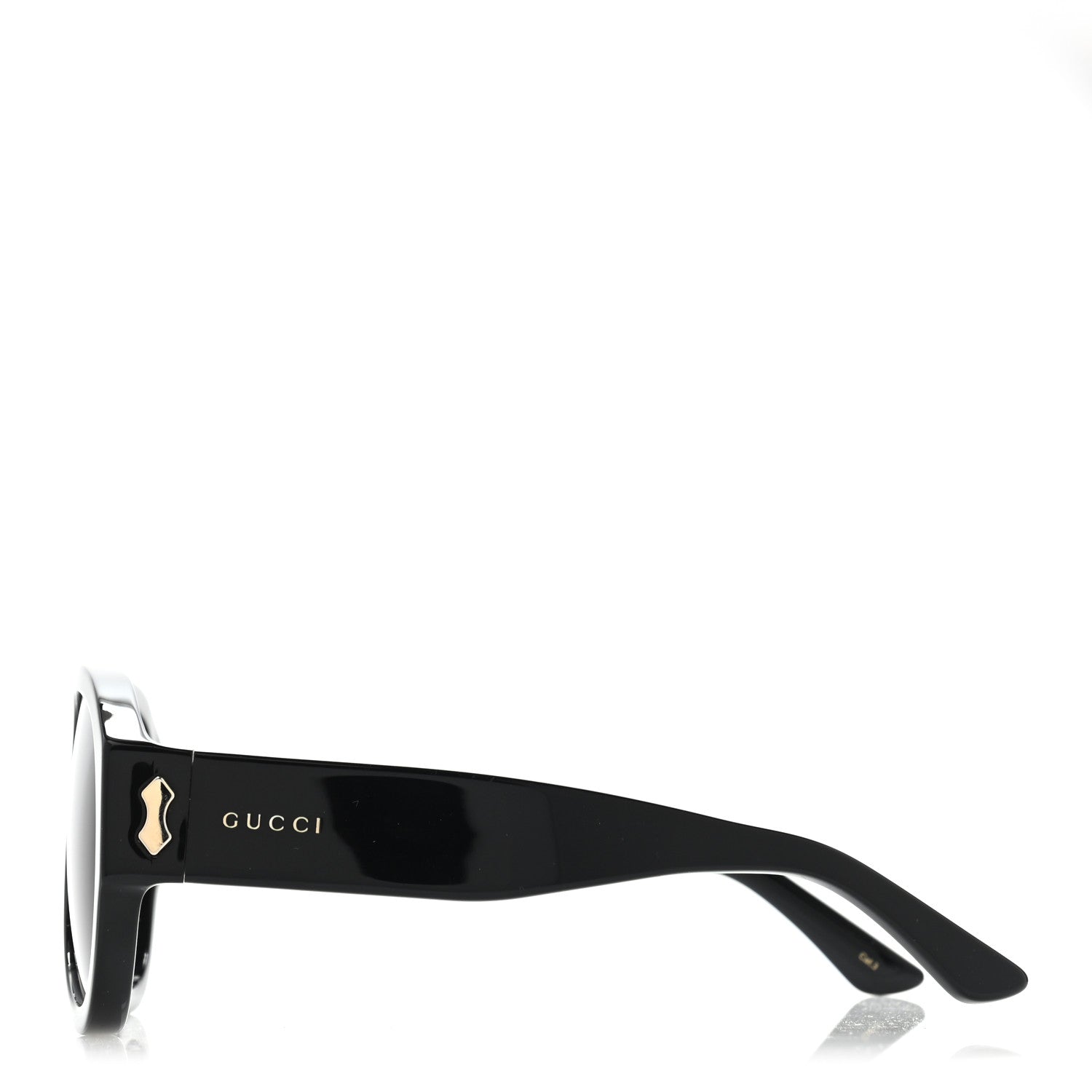 Gucci Acetate Aviator Sunglasses GG0668S Black 3 of 10