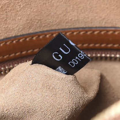 Gucci GG Supreme Monogram Medium Boston Beige Cuir 9 of 10
