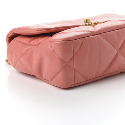Chanel Goatskin Quilted Medium 19 Flap Pink 6 of 11
