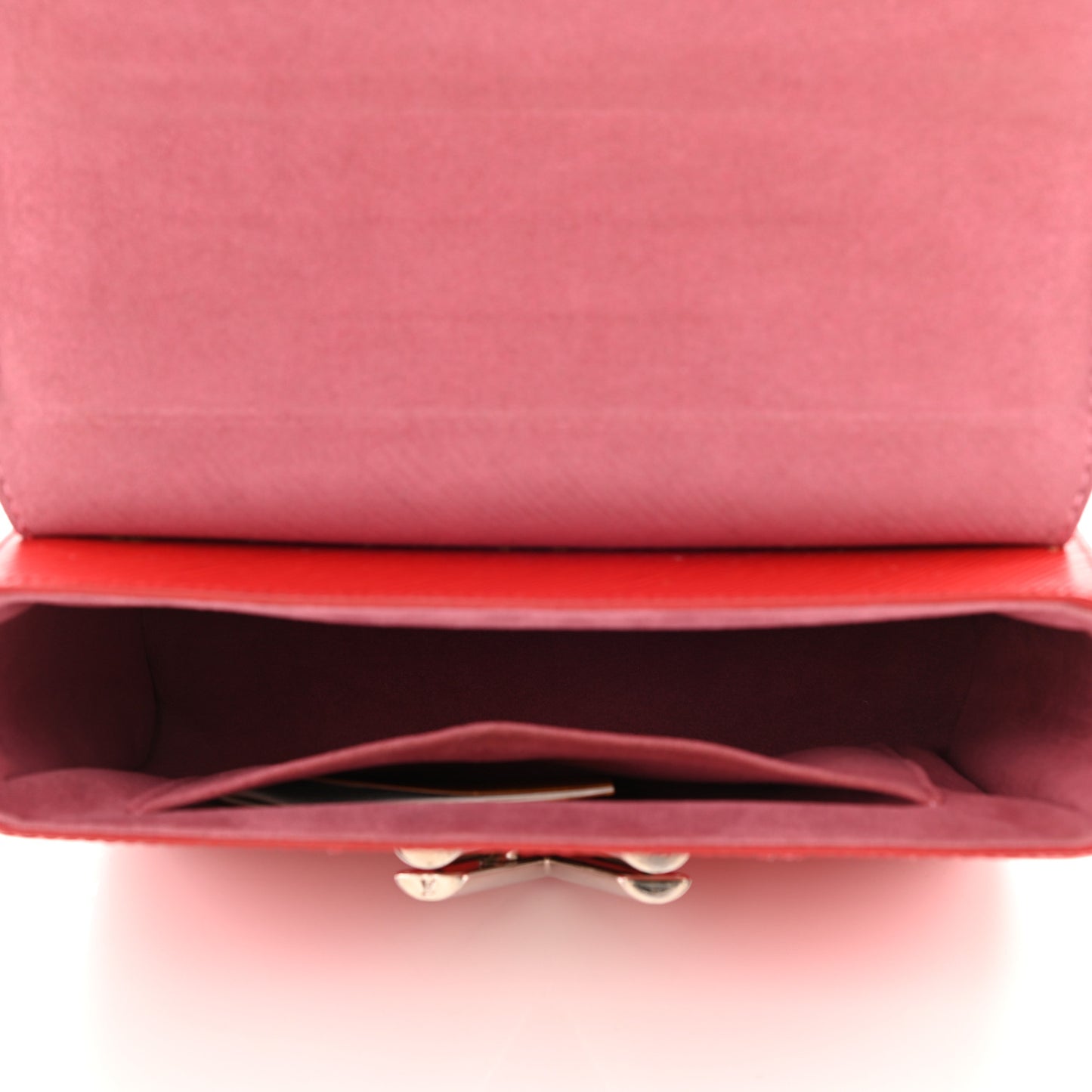 Epi Twist Shoulder Bag MM Coquelicot