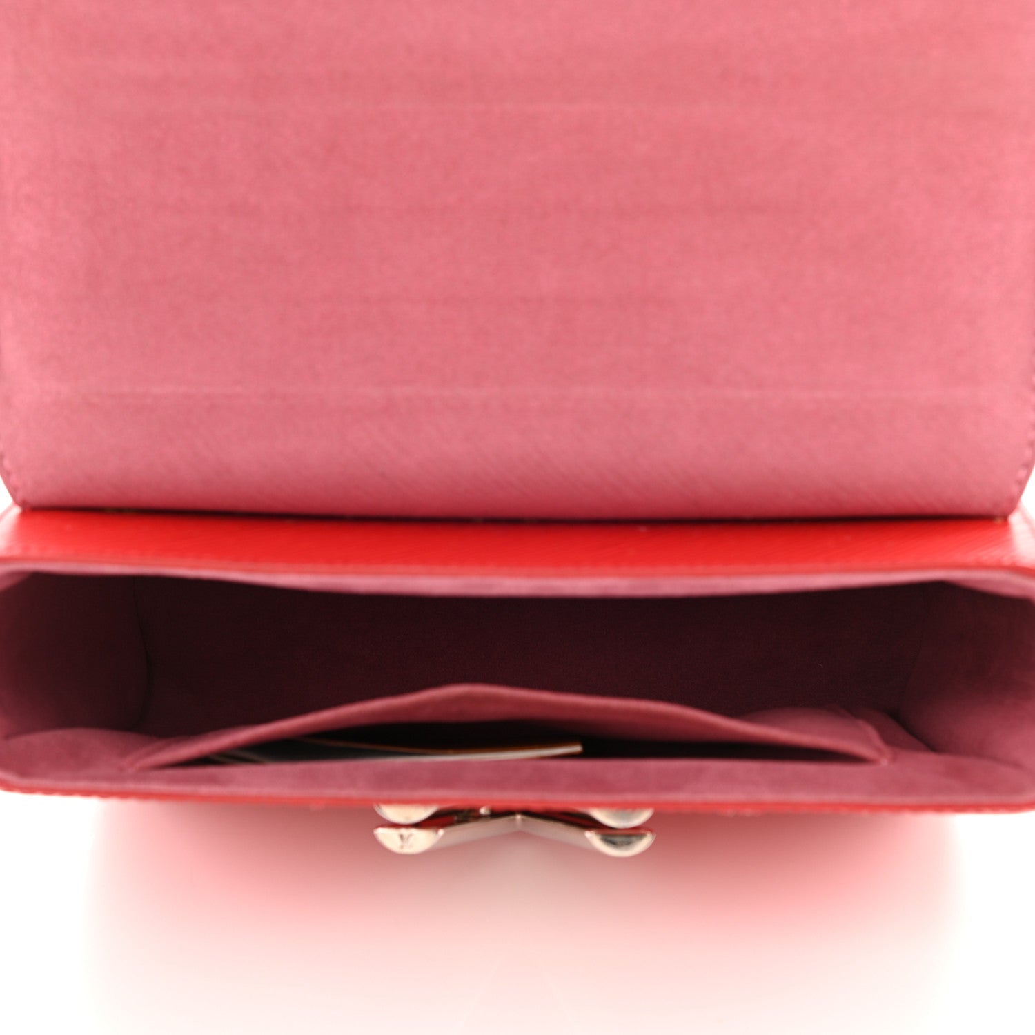 Louis Vuitton Epi Twist Shoulder Bag MM Coquelicot 7 of 14