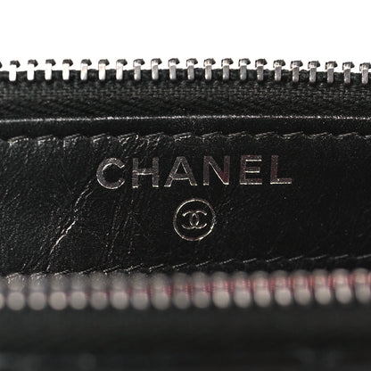Chanel Aged Calfskin Quilted Small Gabrielle Clutch With Chain Black 6 of 10